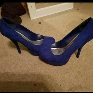 Blue heels